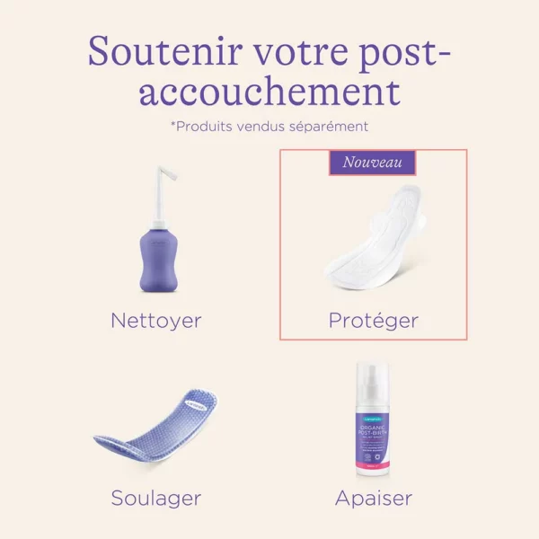 LANSINOH Serviettes Maternité Post Accouchement 0/2 semaines 10pcs