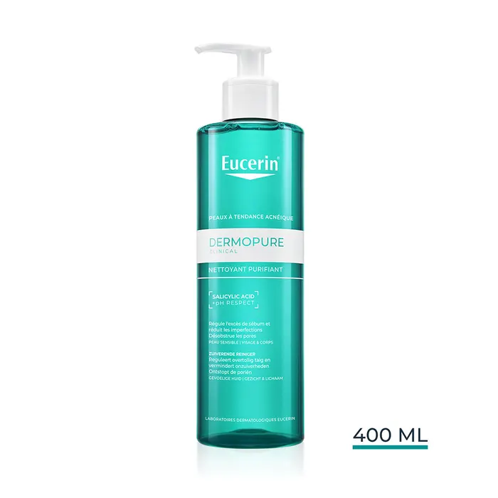 EUCERIN DERMOPURE Nettoyant Purifiant Peaux à Tendance Acnéique 400ml