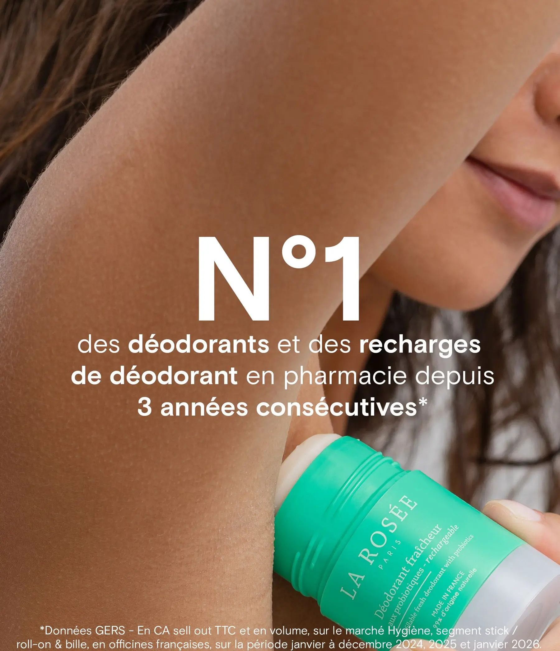 LA ROSEE Recharge Déodorant aux Probiotiques 50ml
