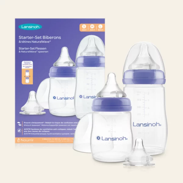 LANSINOH Starter-Set Biberons & Tétines