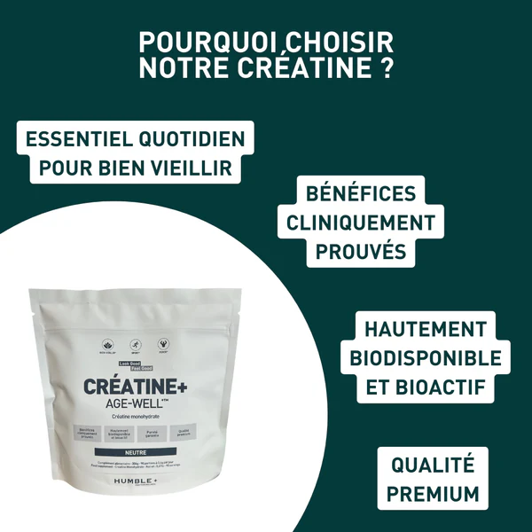 HUMBLE + Créatine+ AGE-WELL 306g