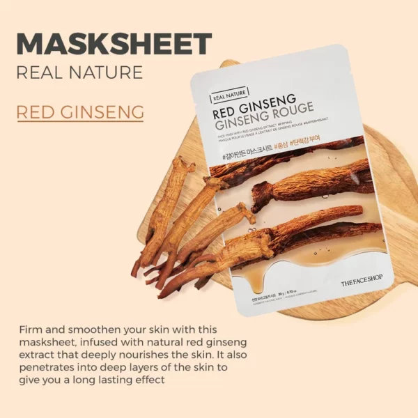 THE FACE SHOP Masque Tonifiant et Eclat au Ginseng