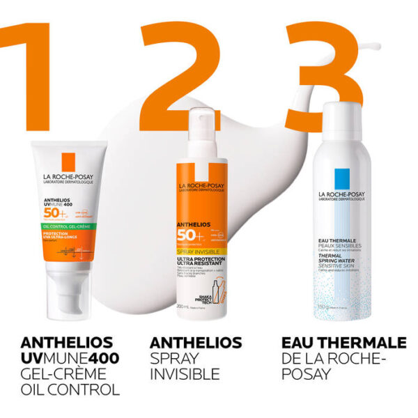 LA ROCHE POSAY ANTHELIOS UVMUNE 400 Crème Solaire Visage Gel-crème SANS Parfum SPF50+ 50ml