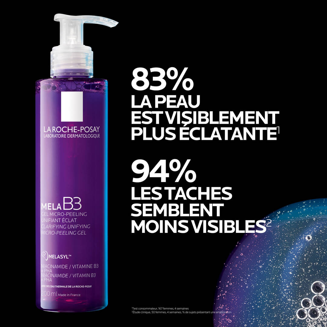 LA ROCHE POSAY Mela B3 Gel Micro-Peeling Anti-Taches Unifiant et Eclatant 200ml