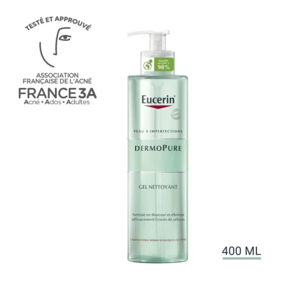 EUCERIN DERMOPURE Gel nettoyant 400ml