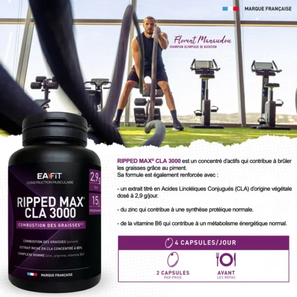 EAFIT Ripped Max CLA 3000 60 capsules