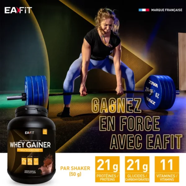 EAFIT Whey Gainer Vanille – Lean Gainer 750g