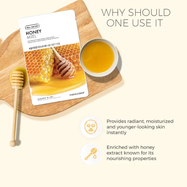 THE FACE SHOP Masque au Miel Real Nature‎‎ ‎