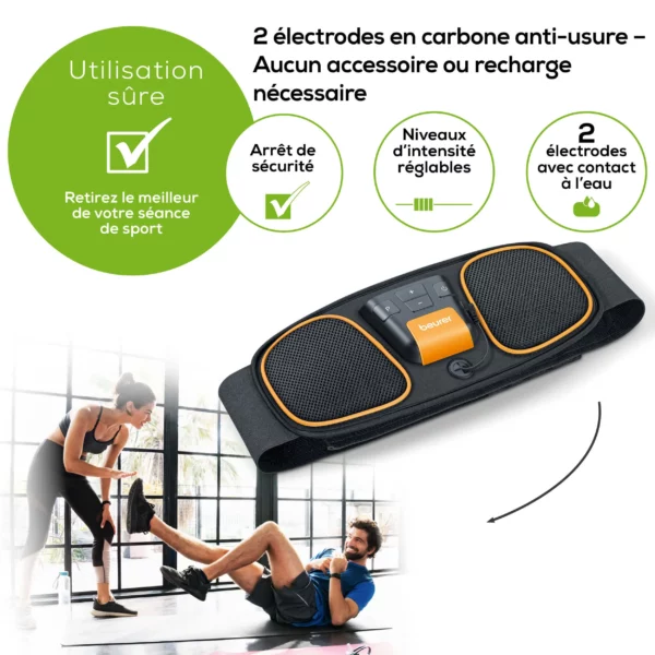 BEURER EM32 Ceinture de musculation abdominale