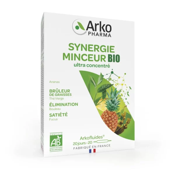 ARKOFLUIDES BIO Synergie Minceur 20 ampoules
