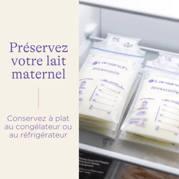 LANSINOH Sachet de Conservation de Lait Maternel – 25 sachets