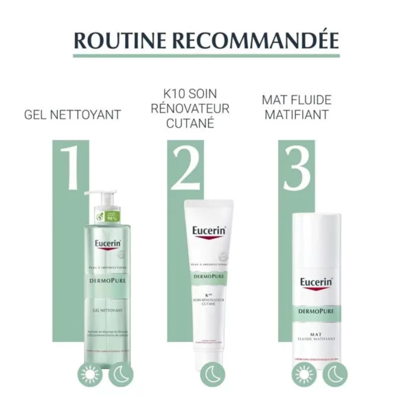 EUCERIN DERMOPURE K10 Rénovateur cutané 40ml