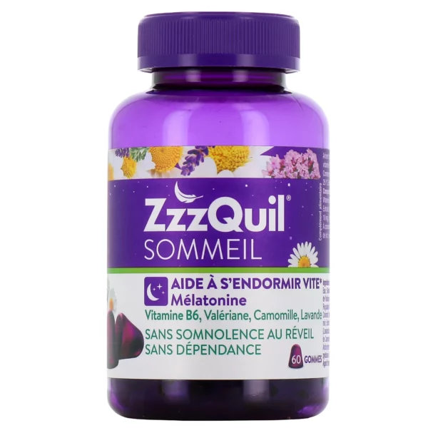 ZZZQUIL SOMMEIL 60 Gommes fruits des bois