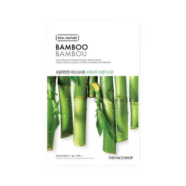 THE FACE SHOP Masque Hydratant à l’extrait de Bambou Real Nature