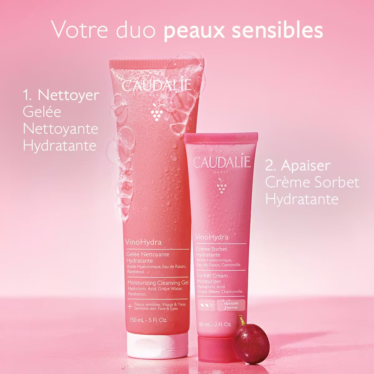 CAUDALIE VinoHydra Gelée Nettoyante Hydratante 150ml