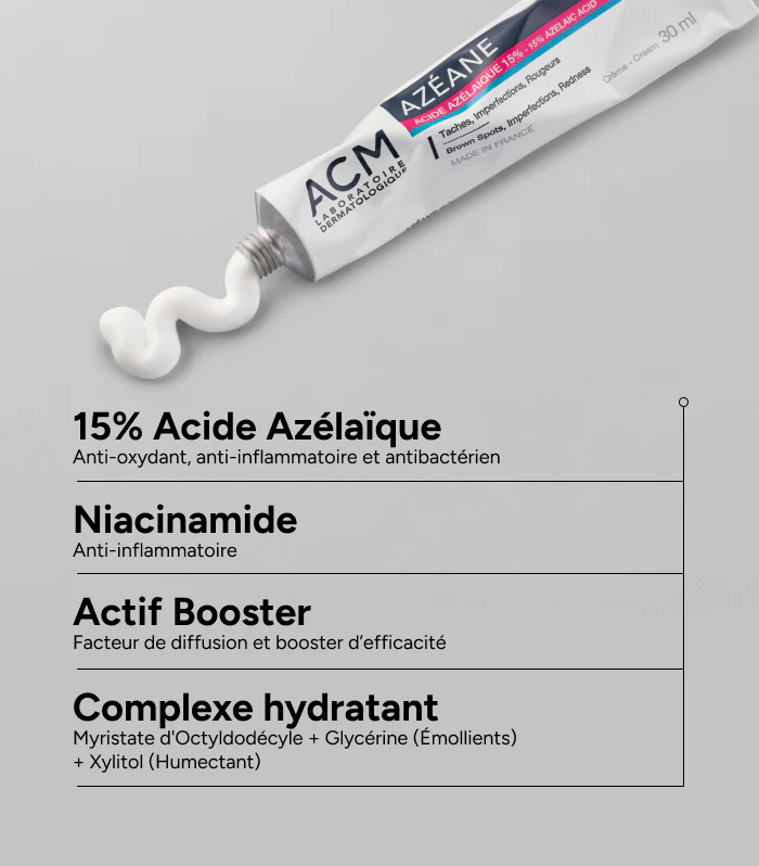 ACM Azéane Crème 15% Acide Azélaïque 30ml