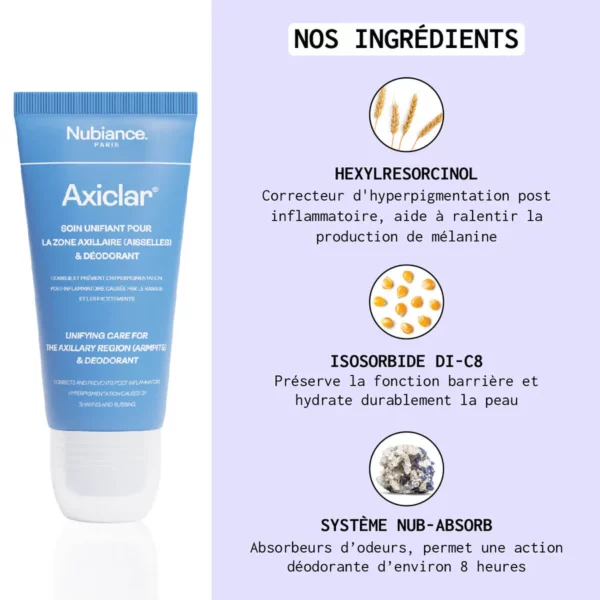 NUBIANCE Axiclar®- Soin Anti-Tâches Aisselles 75ml