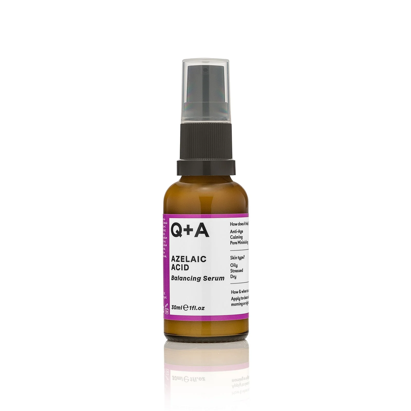 Q+A Sérum Visage à l’Acide Azélaïque 30ml
