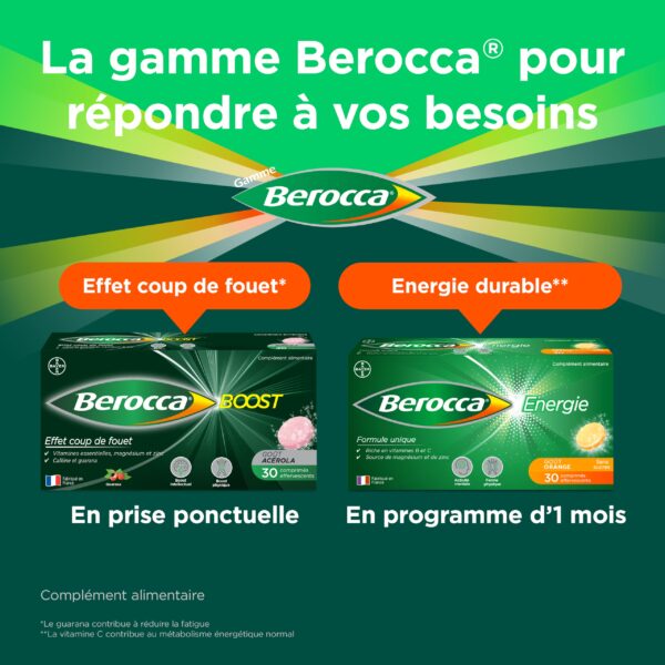 BEROCCA Boost Effervescent Acérola- 20 comprimés