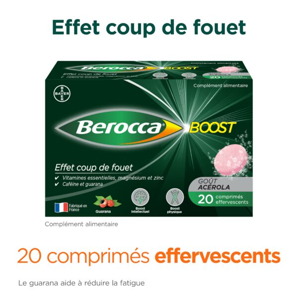 BEROCCA Boost Effervescent Acérola- 20 comprimés