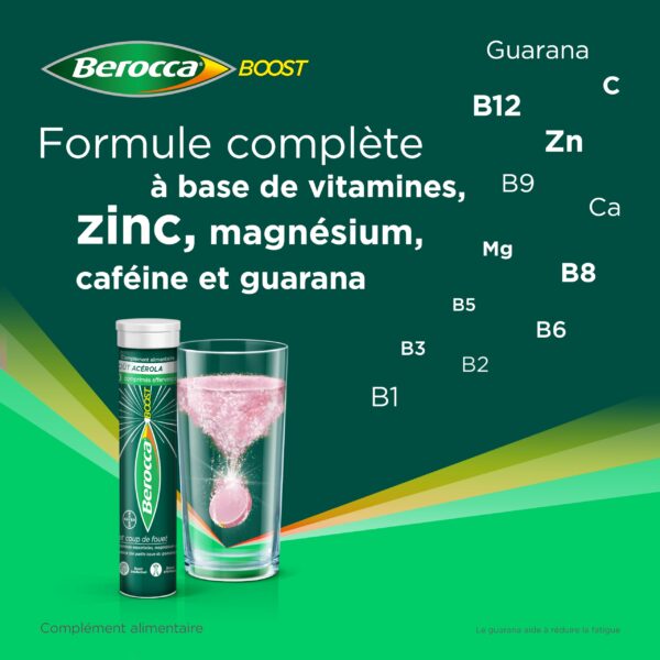 BEROCCA Boost Effervescent Acérola- 20 comprimés