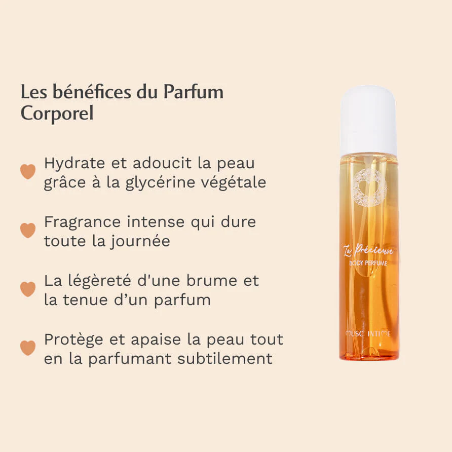 MUSC INTIME Brume Corps La Précieuse Amber Flower 120ml