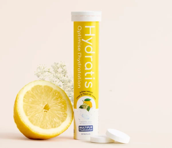 HYDRATIS Solution Hydratation Citron/Fleurs de Sureau 20 pastilles