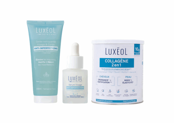 LUXEOL Pack Anti-Imperfections + Collagène 2 en 1
