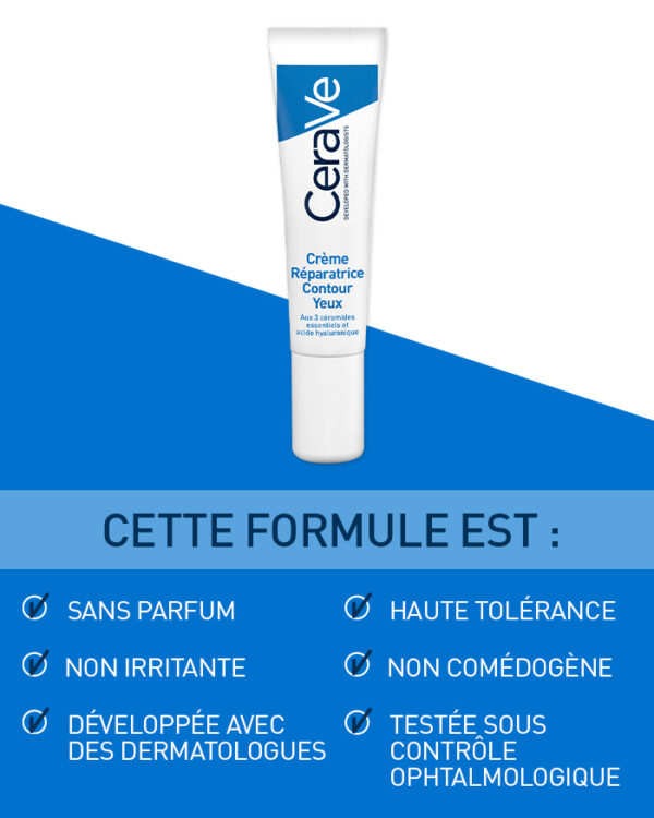 CERAVE Crème Réparatrice Contour des Yeux 14ml