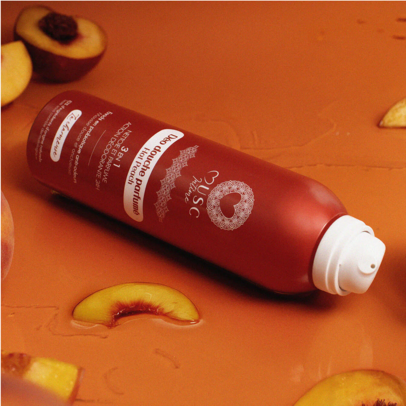 MUSC INTIME Déo Douche Parfumé Hot Peach – La Charmeuse 200ml