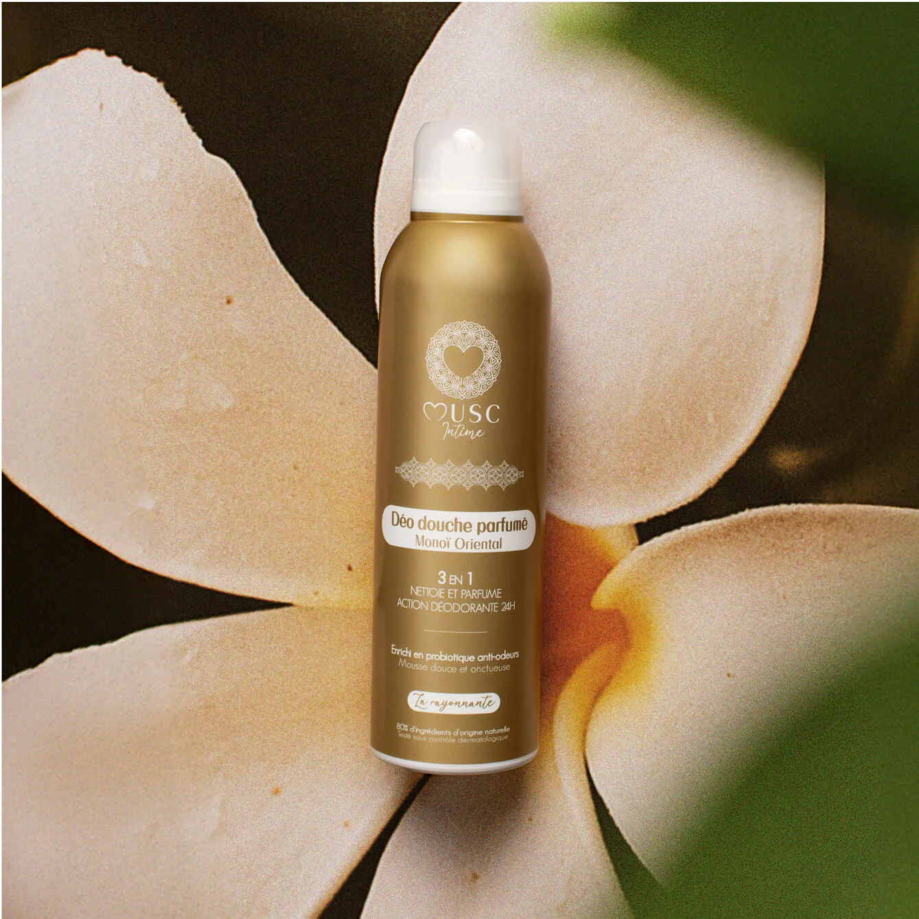 MUSC INTIME Déo Douche Parfumé Monoï Oriental – La Rayonnante 200ml