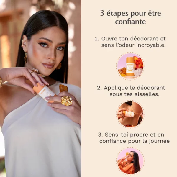 MUSC INTIME Déodorant La Précieuse Amber Flower 50g