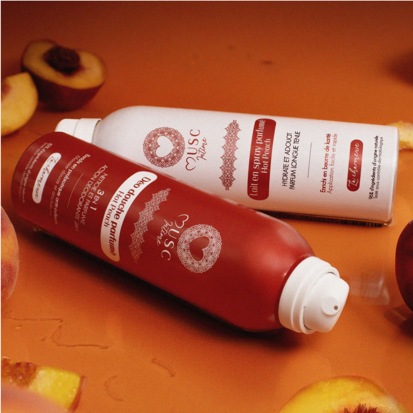 MUSC INTIME Déo Douche Parfumé Hot Peach – La Charmeuse 200ml