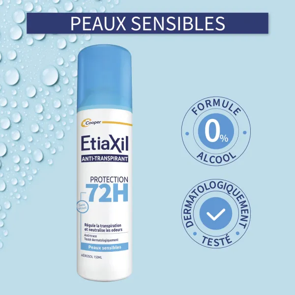 Etiaxil Anti-transpirant Protection 72h Aérosol 150ml