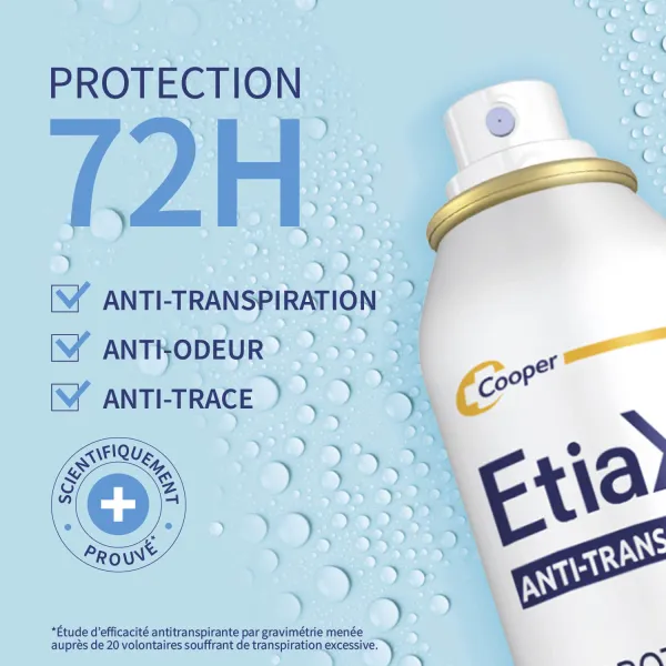 Etiaxil Anti-transpirant Protection 72h Aérosol 150ml