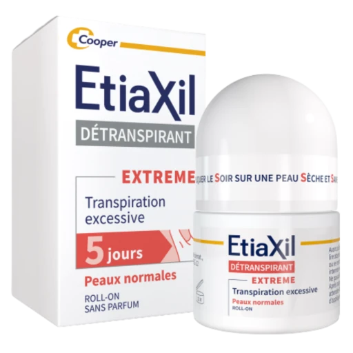 Etiaxil Détranspirant Extrême Peaux Normales Aisselles Roll-On 15ml