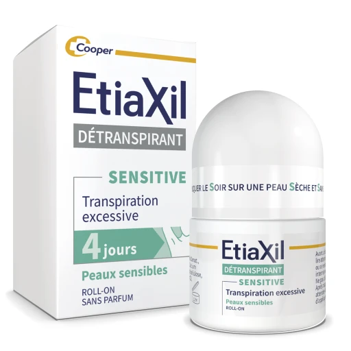 Etiaxil Détranspirant Peaux Sensibles Aisselles Roll-On 15ml