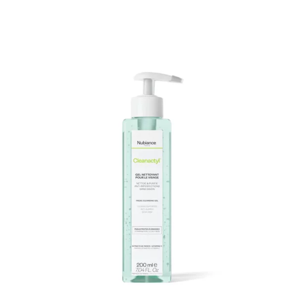 NUBIANCE Cleanactyl®-Gel Nettoyant pour le visage 200ml