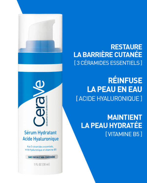 CERAVE Sérum Hydratant Acide Hyaluronique 30ml