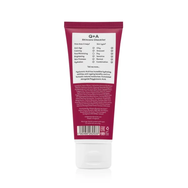 Q+A Hydratant Quotidien à l’Acide Hyaluronique 75ml
