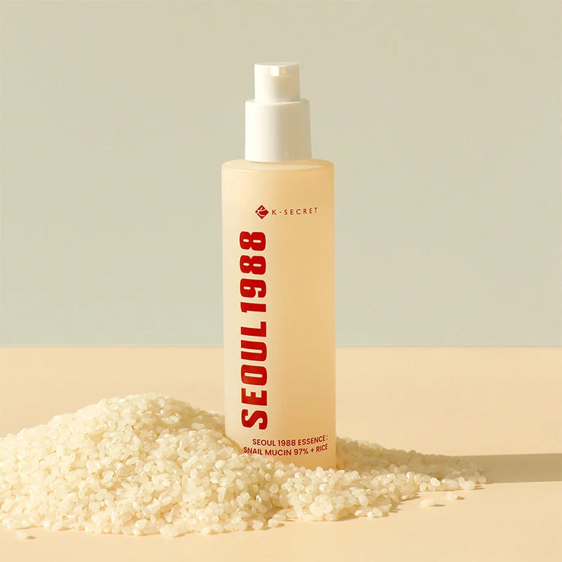 K-SECRET SEOUL 1988 Essence : Snail Mucin 97% + Rice 100ml