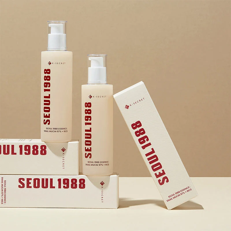 K-SECRET SEOUL 1988 Essence : Snail Mucin 97% + Rice 100ml