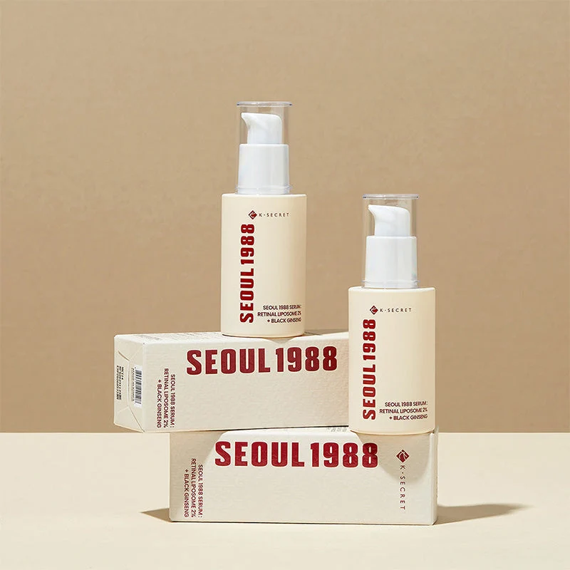 K-SECRET SEOUL 1988 Serum : Retinal Liposome 2% + Black Ginseng 30ml