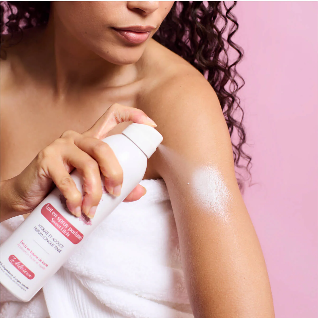 MUSC INTIME Lait en Spray Parfumé Sweet Litchi – La Délicieuse 200ml