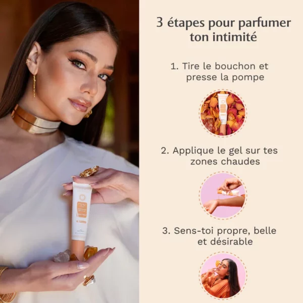 MUSC INTIME La Précieuse – Gel parfumant Amber Flower 30ml