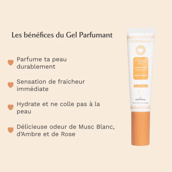 MUSC INTIME La Précieuse – Gel parfumant Amber Flower 30ml