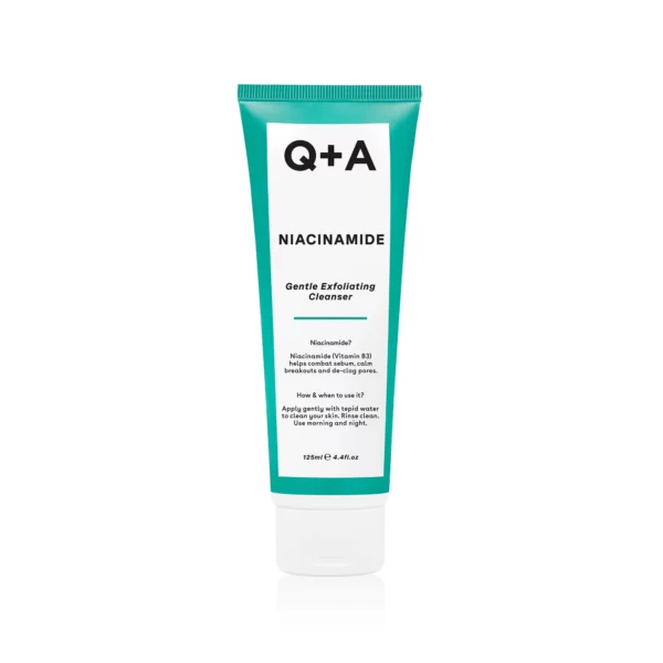 Q+A Nettoyant Exfoliant Doux à la Niacinamide 125ml