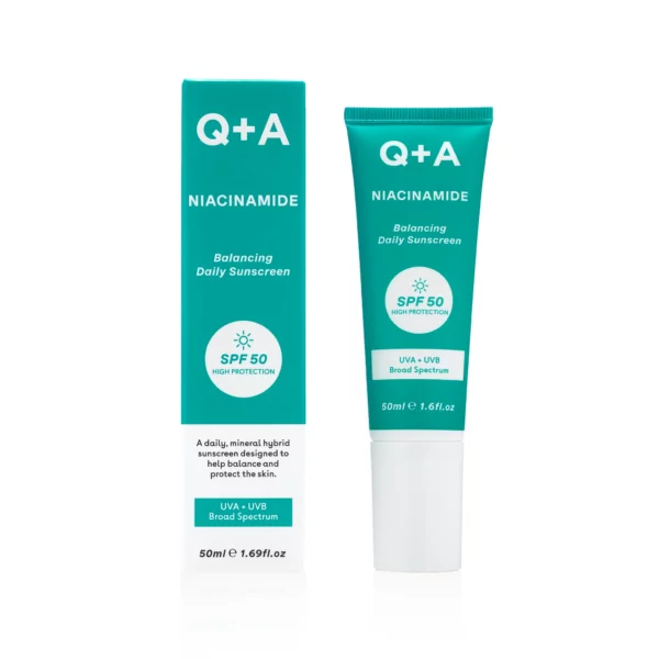 Q+A Soin du Quotidien SPF 50 Equilibrant à la Niacinamide 50ml