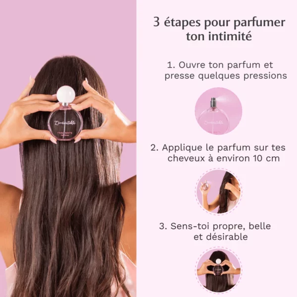 MUSC INTIME Brume Corps + Parfum Cheveux L’Irrésistible – Musc Blanc