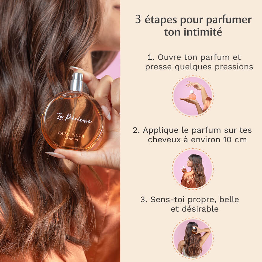 MUSC INTIME Parfum Cheveux La Précieuse Amber Flower 50ml